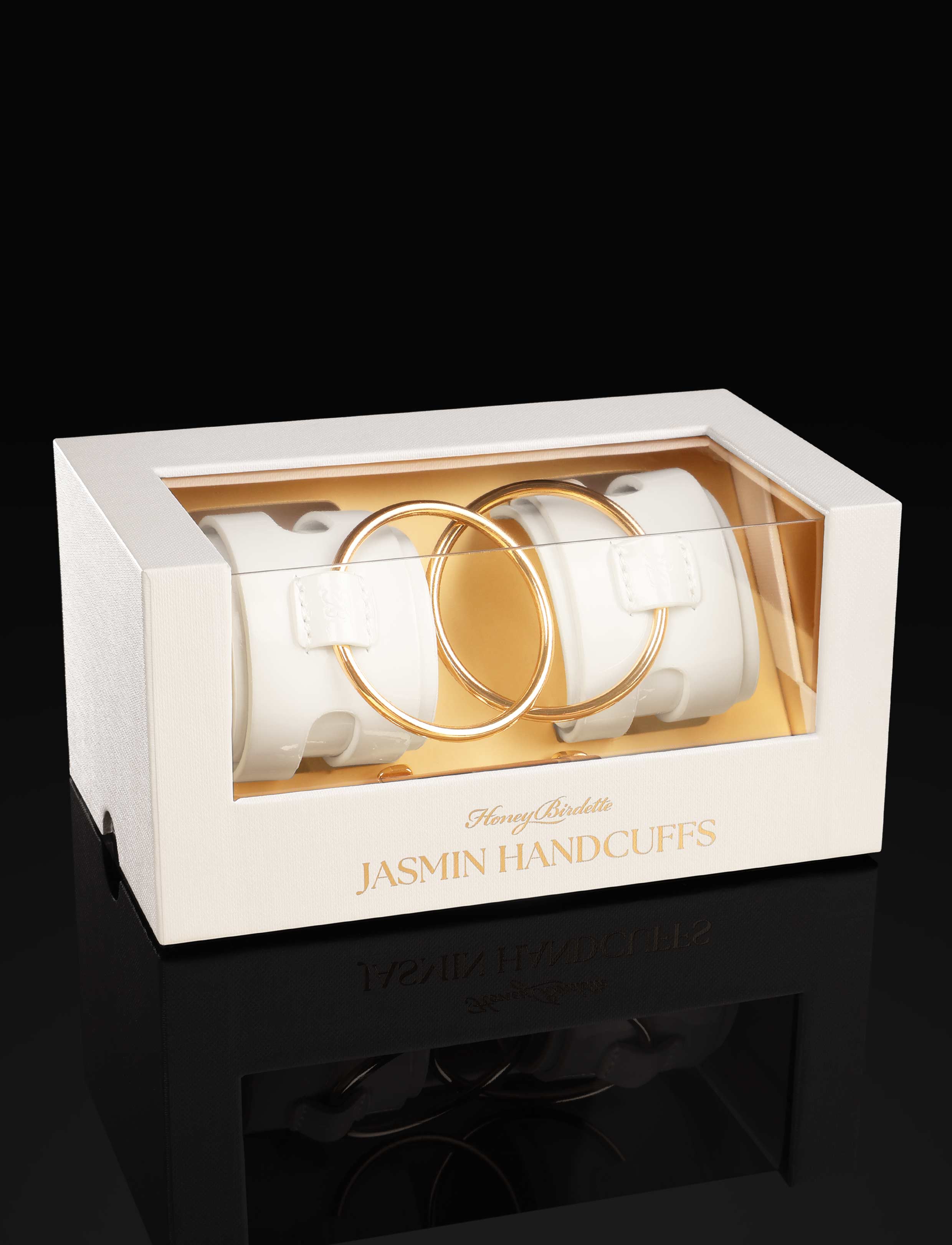 Jasmin White Wrist Cuffs