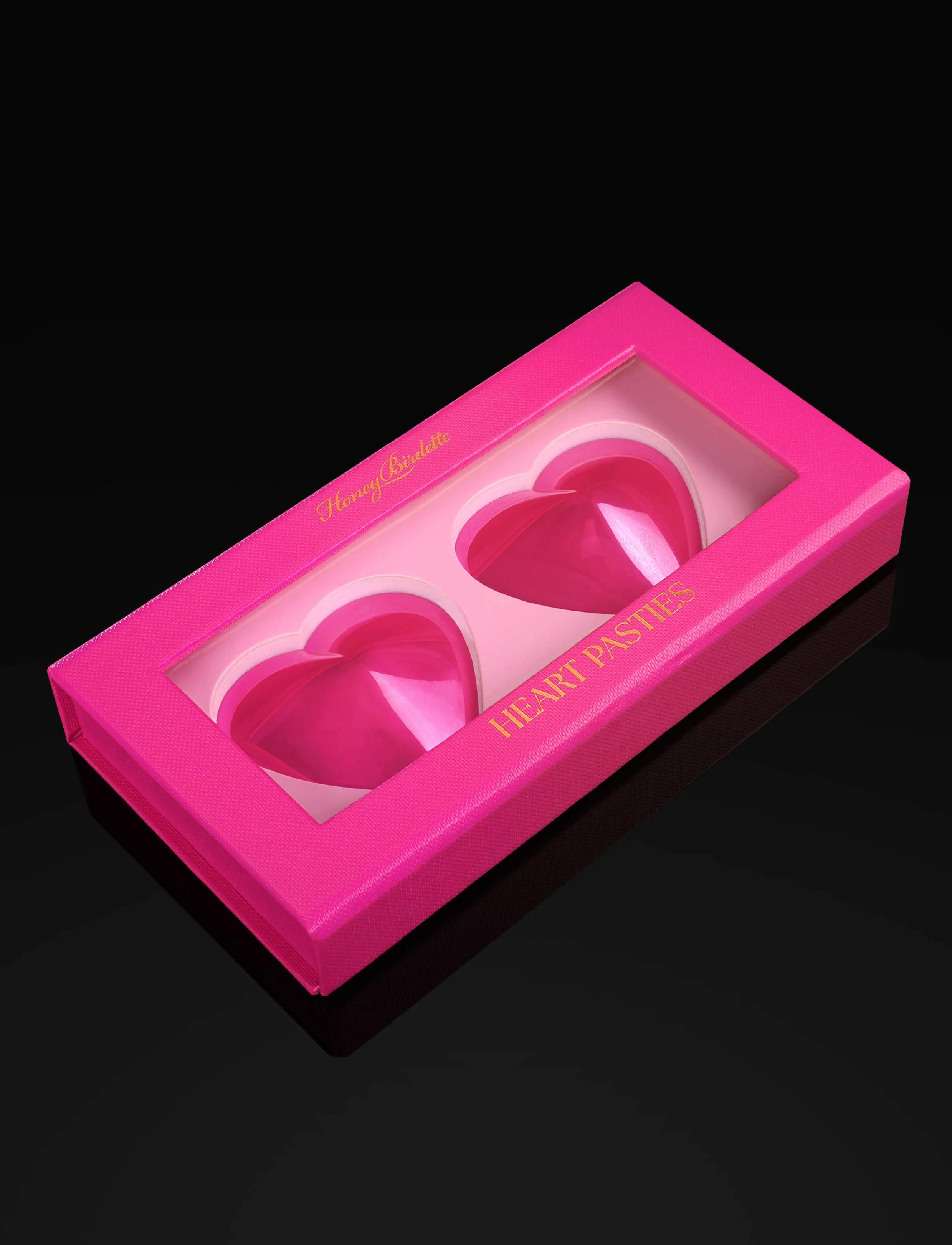 Heart Pasties Hot Pink - Image 2